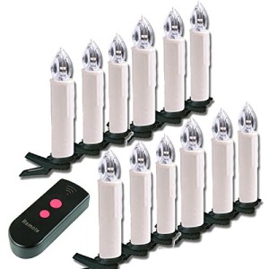 SunJas 30 Set Warmweiss LED kerzen Lichterkette ...